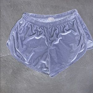 Velvet shorts